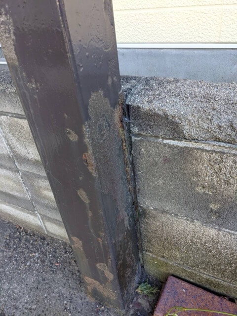 札幌市手稲区　鉄骨工事