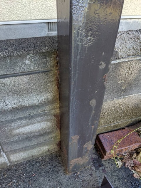 札幌市手稲区　鉄骨工事