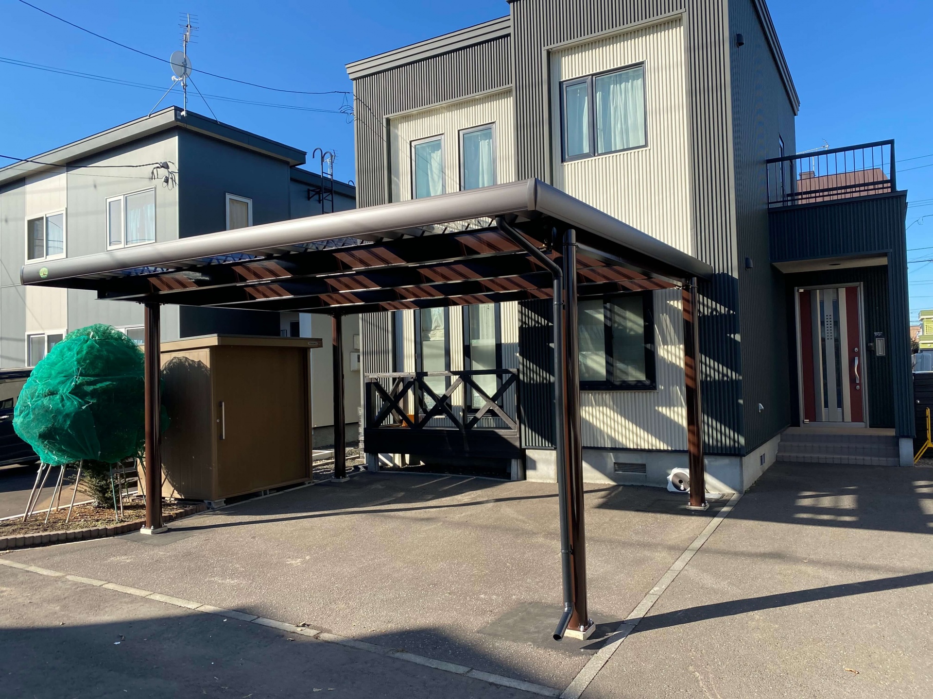 札幌市北区　k様　カーポート工事