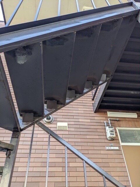 札幌市手稲区　鉄骨工事