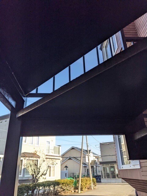 札幌市手稲区　鉄骨工事