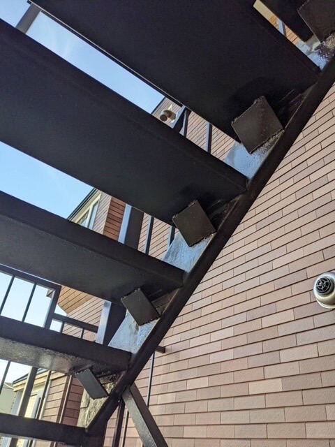 札幌市手稲区　鉄骨工事