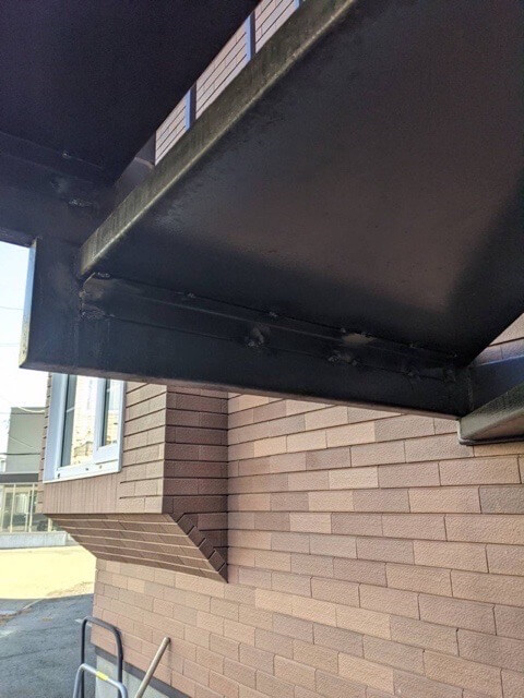 札幌市手稲区　鉄骨工事