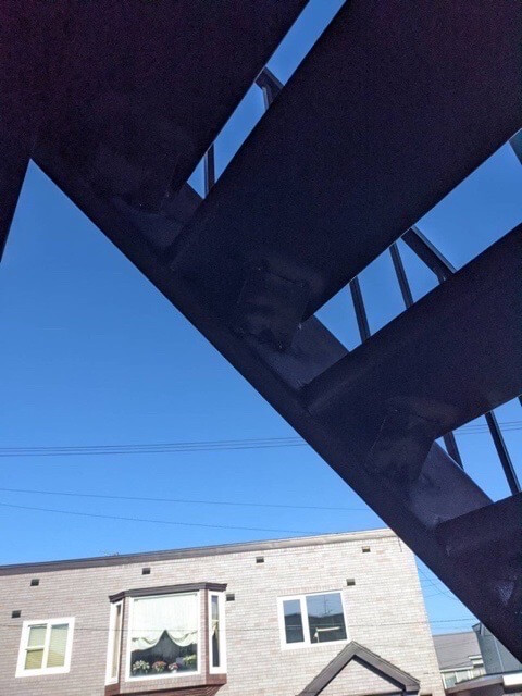 札幌市手稲区　鉄骨工事