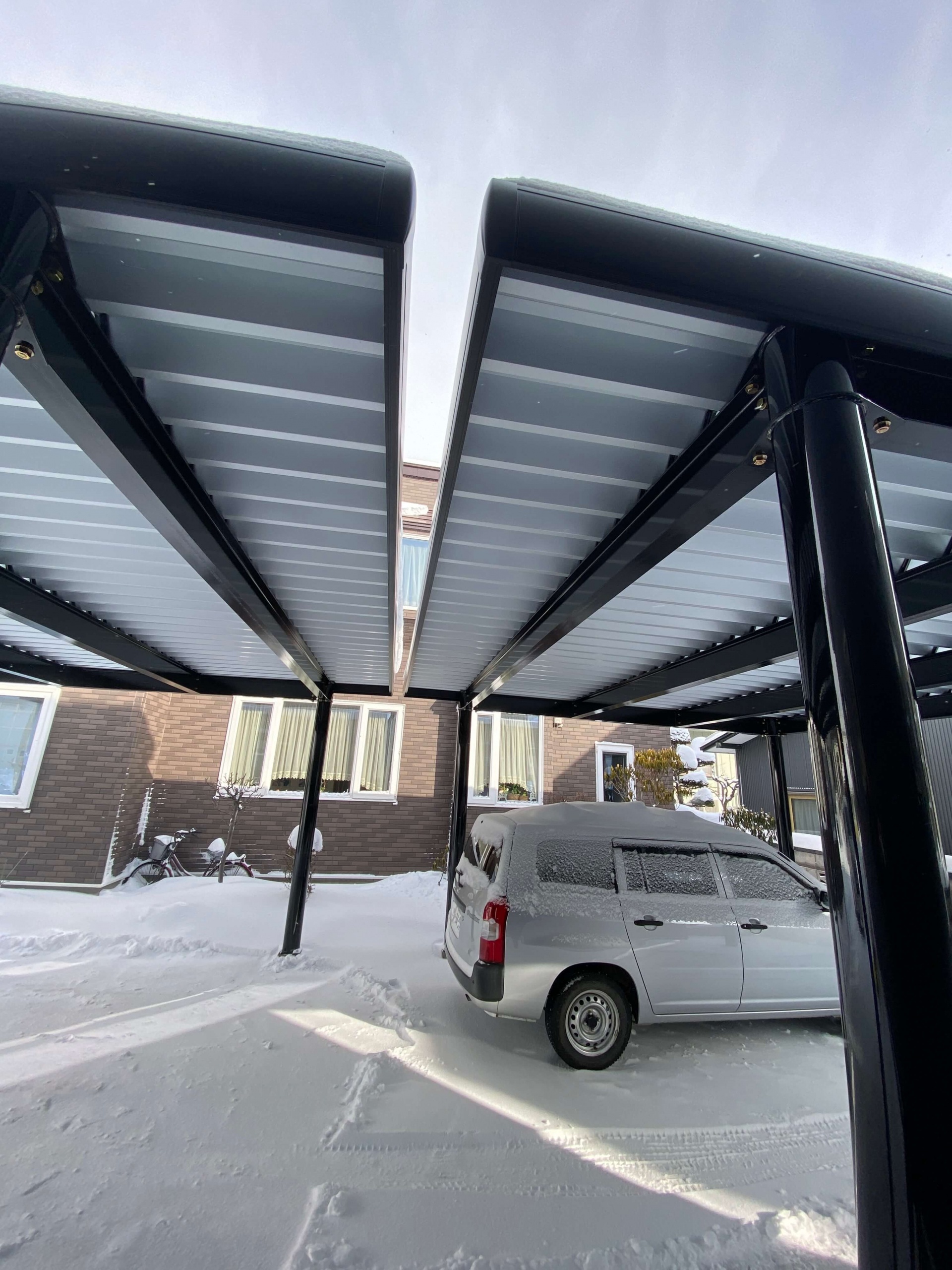 札幌市北区　中川製作所カーポート工事