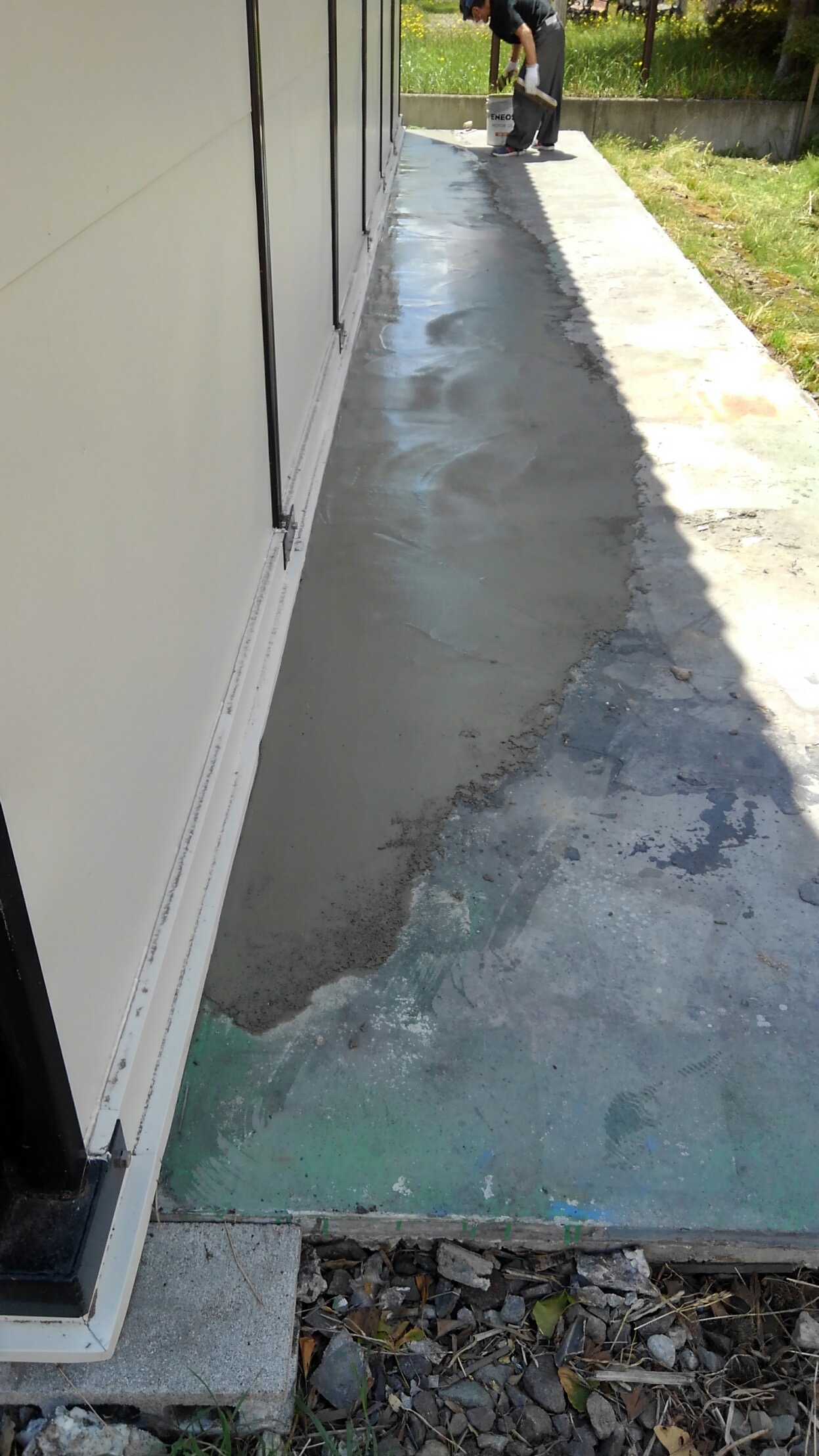 札幌市北区　　左官工事