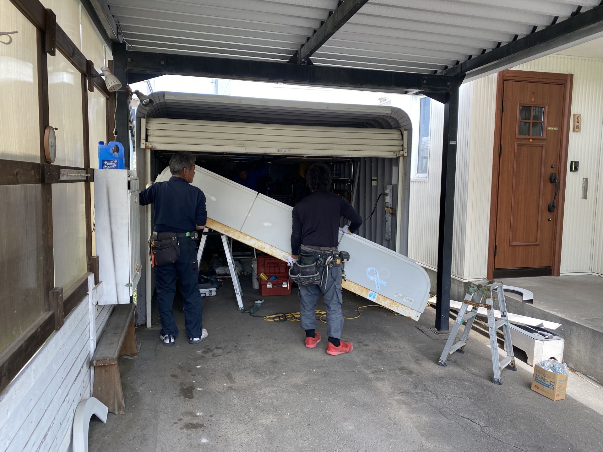 札幌市清田区　火災保険適応工事