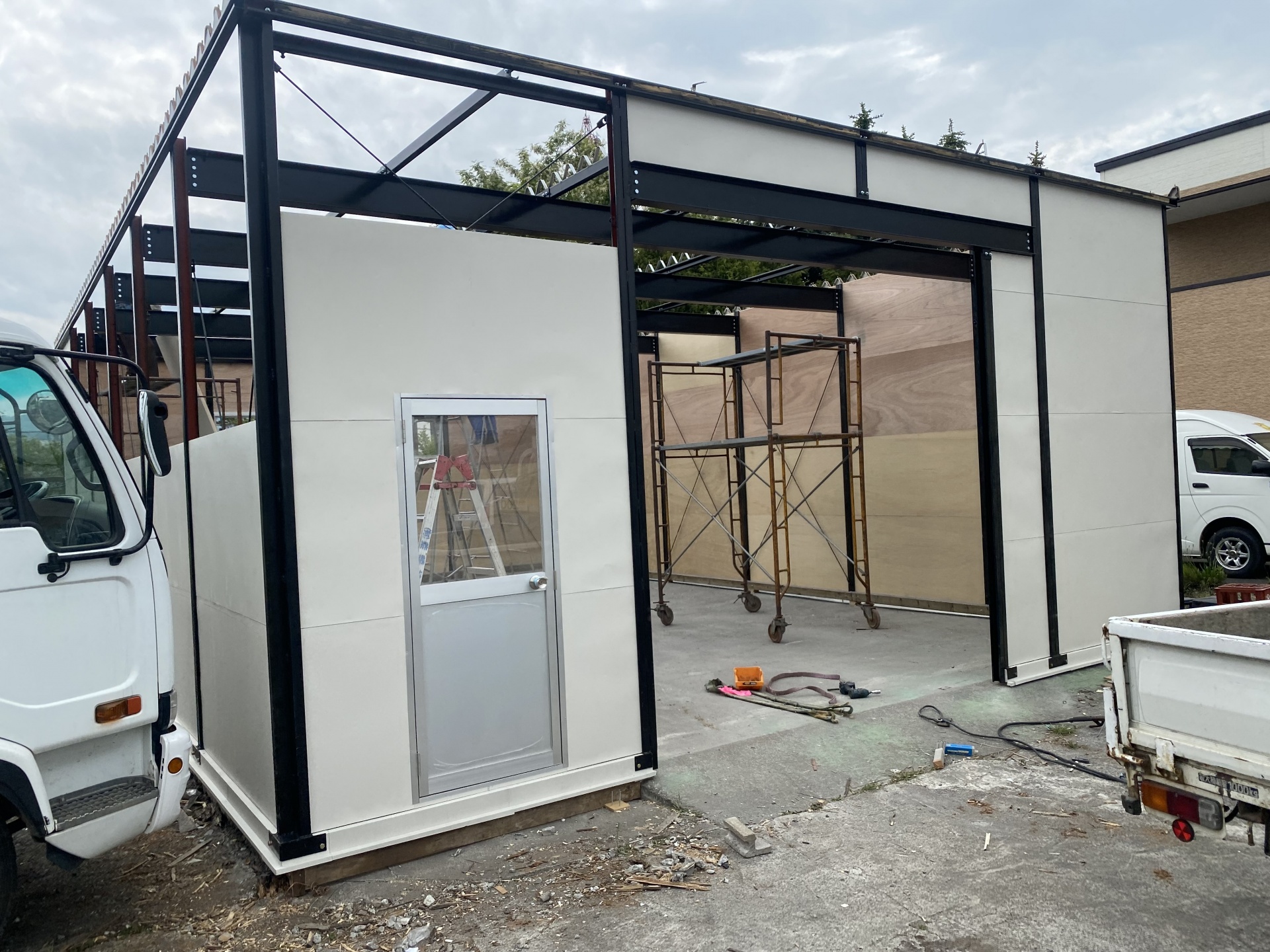 札幌市　プレハブ工事