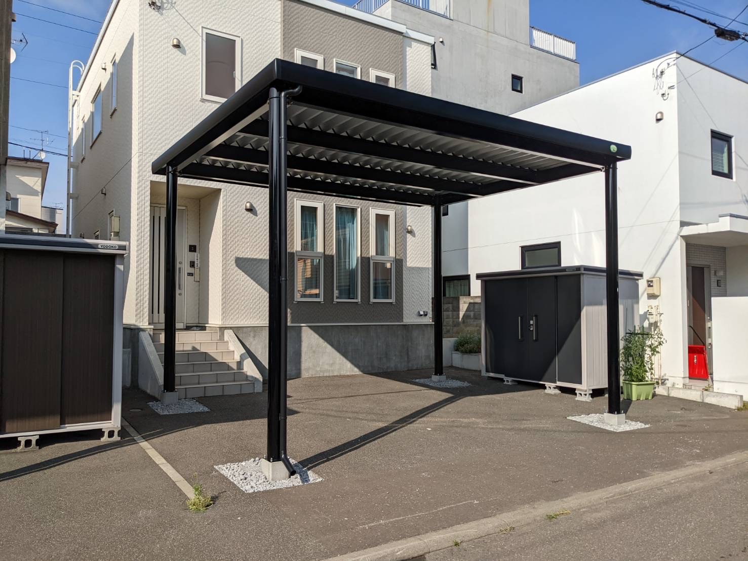 札幌市白石区 カーポート工事　