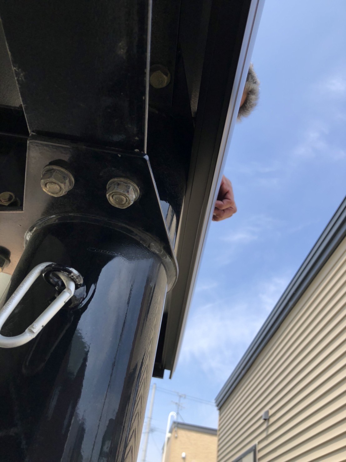 札幌市北区 カーポート　火災保険工事　