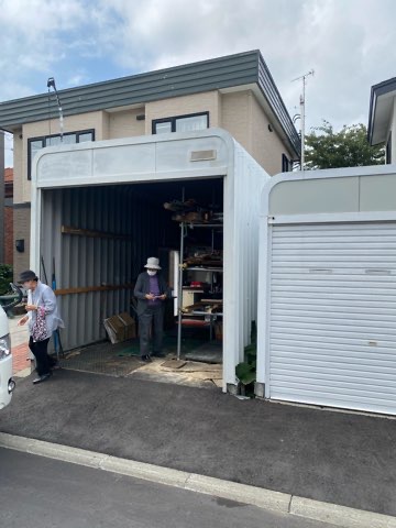 札幌市北区　ガレージ　解体工事