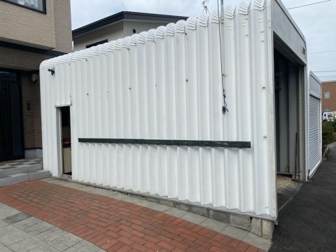 札幌市北区　ガレージ　解体工事
