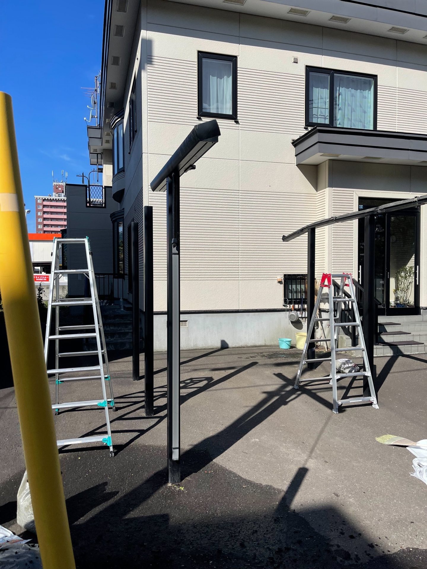 札幌市 カーポート　解体工事　