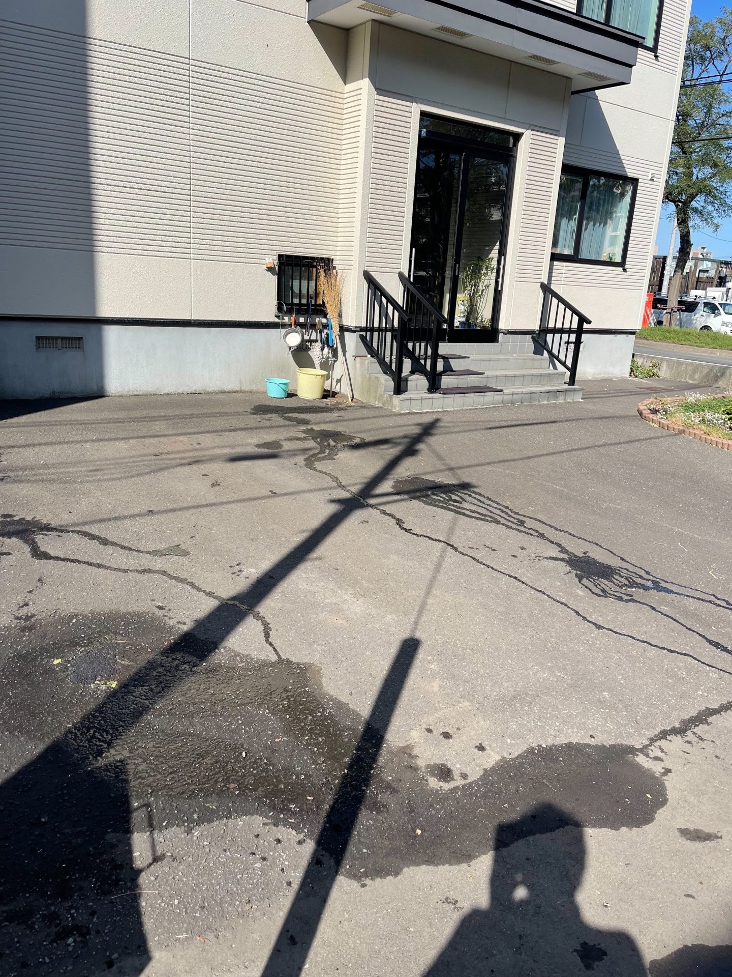 札幌市 カーポート　解体工事　