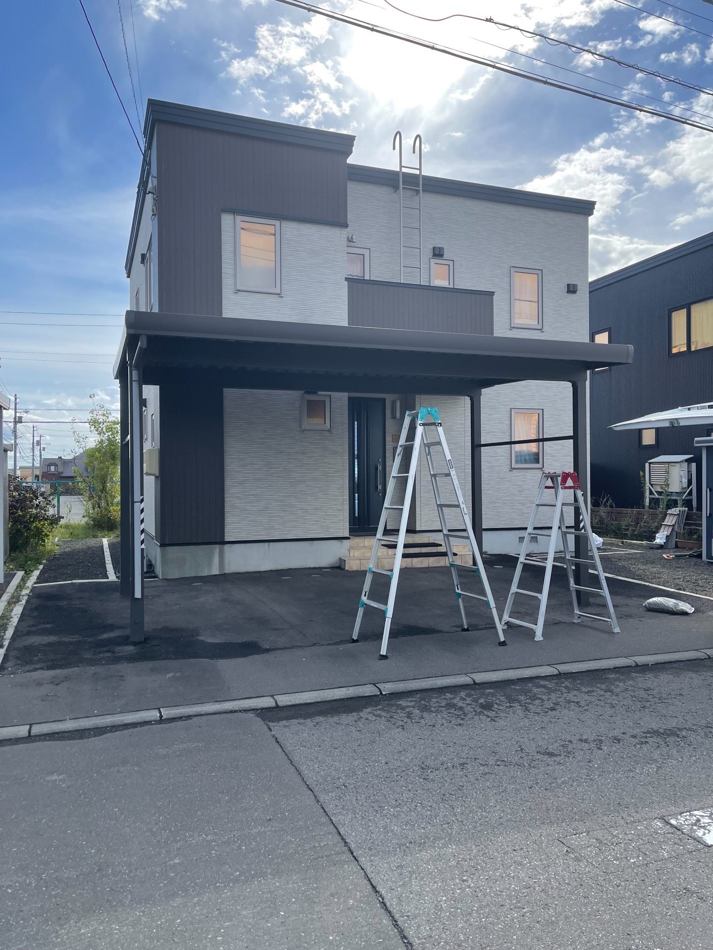 札幌市 カーポート　解体工事　