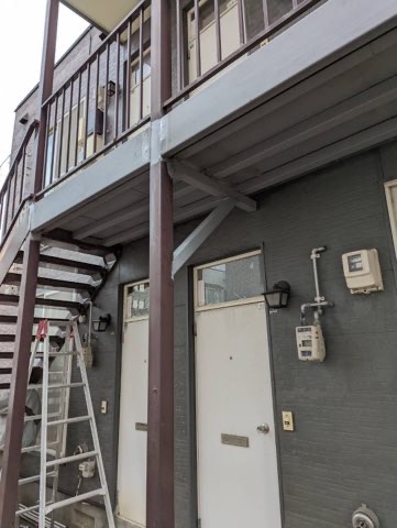 札幌市東区　アパート鉄骨工事