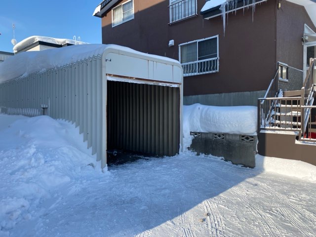 札幌市北区　 ガレージかさ上げ工事