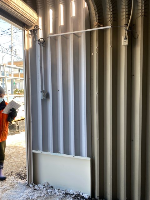 札幌市北区　 ガレージかさ上げ工事