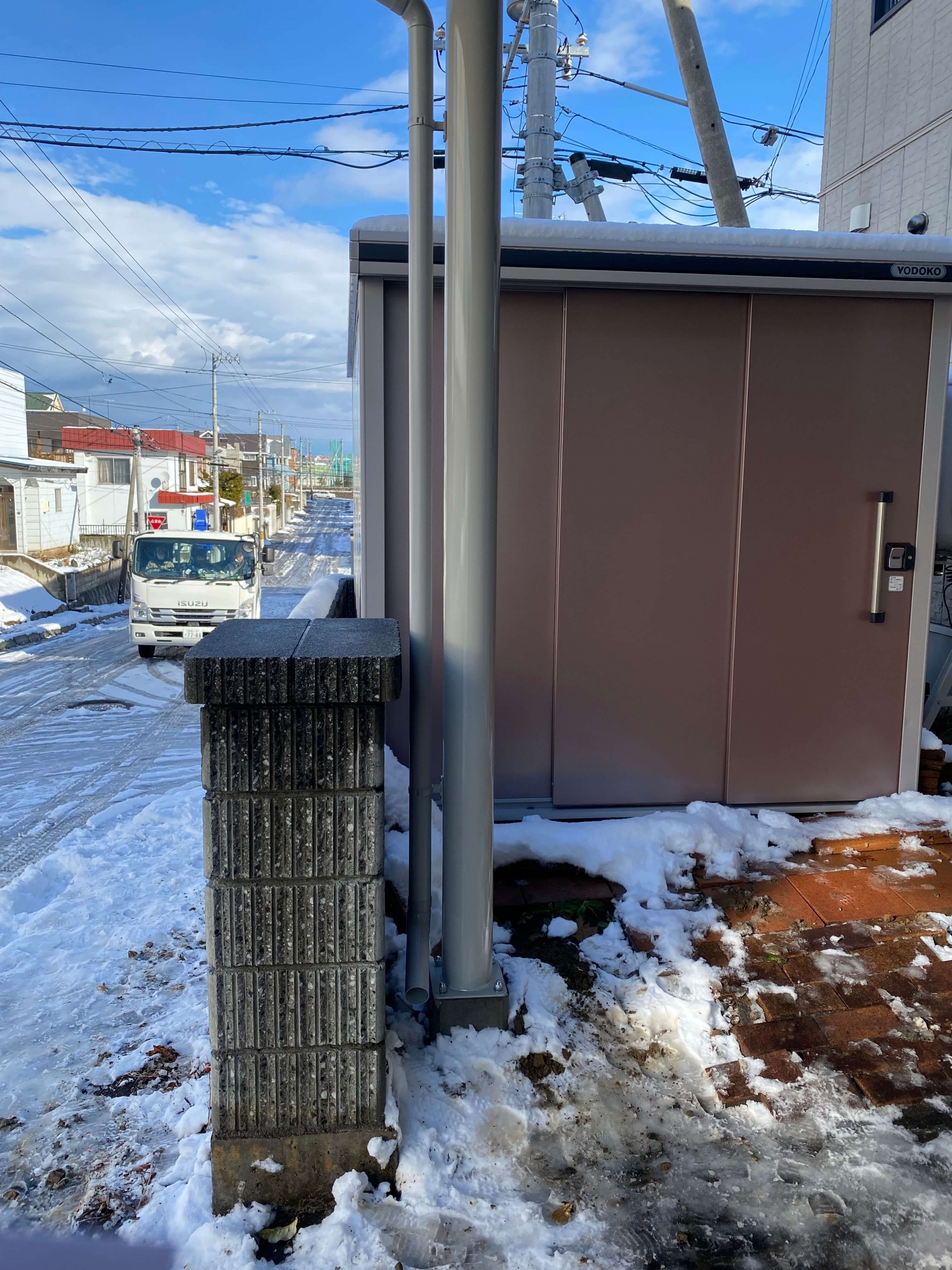 札幌市南区　カーポート工事