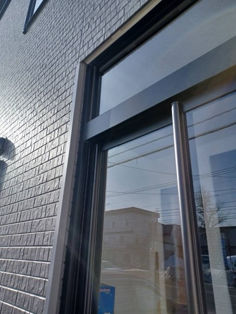 札幌市東区 玄関フード工事